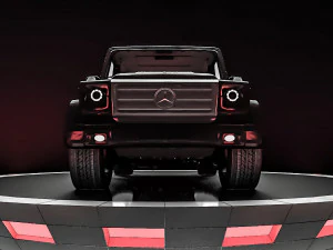 mercedes g-class black 3D Model
