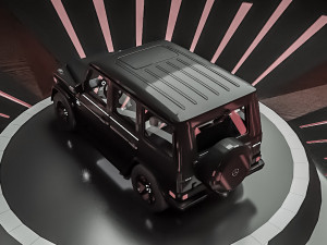 mercedes g-class black 3D मॉडल