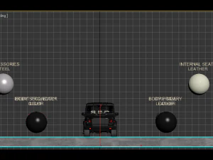 mercedes g-class black 3D Model