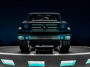 mercedes g-class -blue- 3D Model