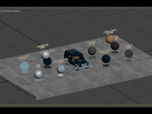 mercedes g-class -blue- 3D Модель