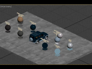 mercedes g-class -blue- 3D Model