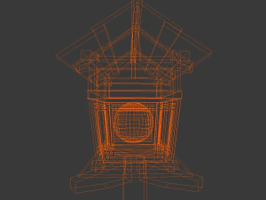 lowpoly lantern 3D Model