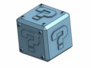 super mario box 3D Print Model