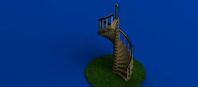 circular lader 3D 模型 .c4d .max .obj .3ds .fbx .stl .blend 