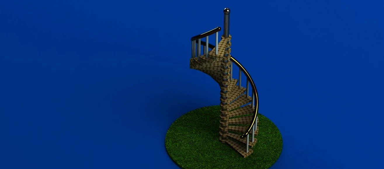 circular lader 3D Model .c4d .max .obj .3ds .fbx .stl .blend 