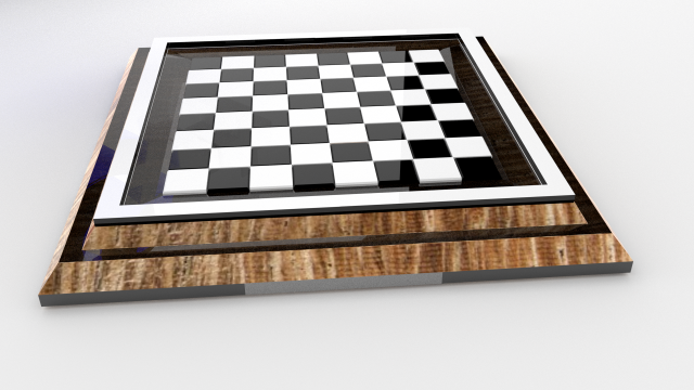 chess c - tablero de ajedrez c 3D Model .c4d .max .obj .3ds .fbx .stl .blend 
