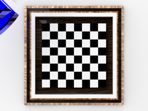 chess c - tablero de ajedrez c 3D Model