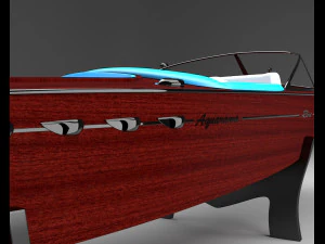 riva aquarama 1970 3D Model
