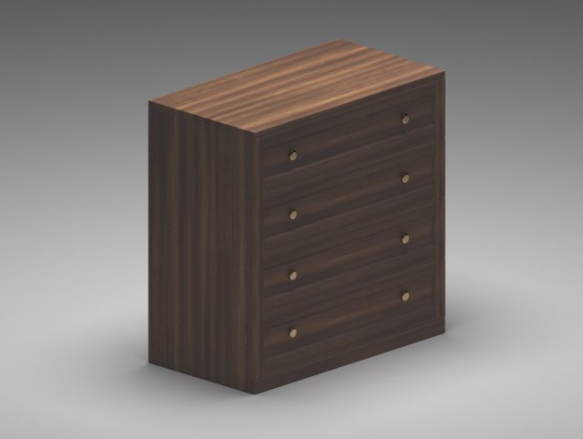 chest of drawers with drawers sonata Model 3D .c4d .max .obj .3ds .fbx .stl .blend 