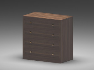 chest of drawers with drawers sonata Model 3D