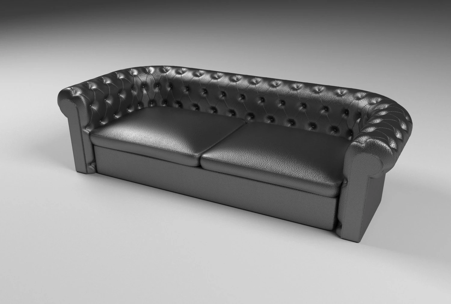 chesterfield sofa 3D Model .c4d .max .obj .3ds .fbx .stl .blend 