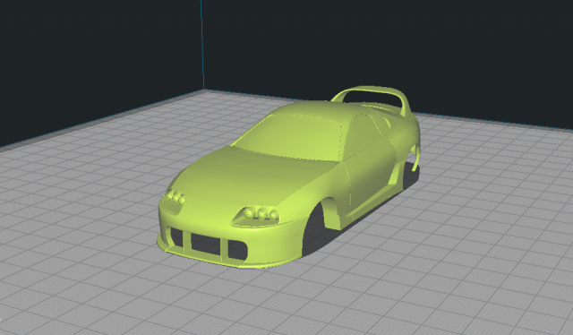 toyota supra 1992 3D Print Model .c4d .max .obj .3ds .fbx .stl .blend 