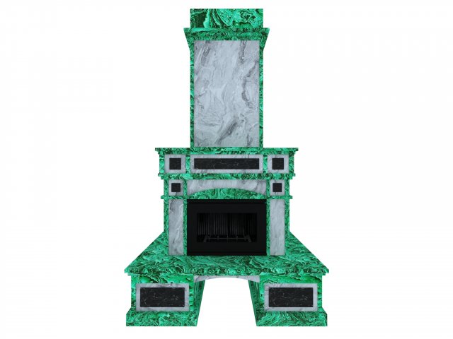 fireplace Modèle 3D .c4d .max .obj .3ds .fbx .stl .blend 