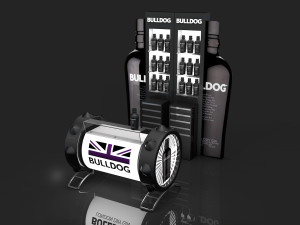 bulldog london dry gin 3D मॉडल