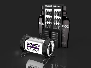 bulldog london dry gin 3D Model