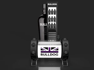 bulldog london dry gin 3D Model