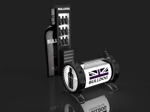 bulldog london dry gin 3D Model