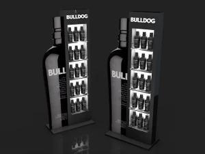 bulldog london dry gin 3D Model