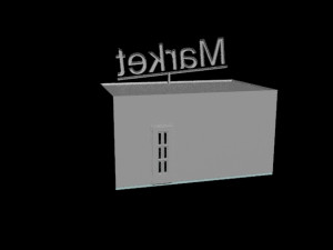 market 3D मॉडल