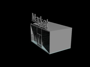 market 3D मॉडल