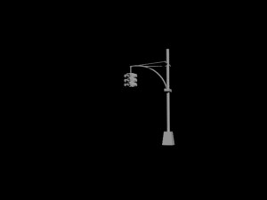 traffic light 3D मॉडल