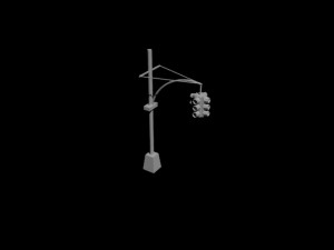traffic light 3D मॉडल