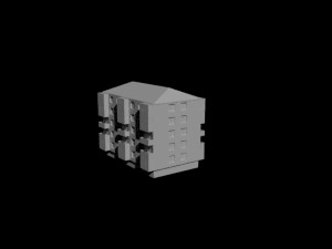 apartment house 3D मॉडल