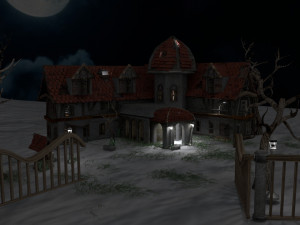 haunted house 3D मॉडल