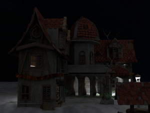 haunted house 3D मॉडल