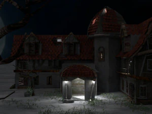 haunted house 3D Model