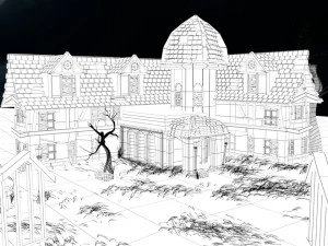 haunted house 3D Model