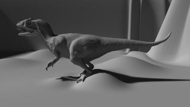 dinosour Model 3D .c4d .max .obj .3ds .fbx .stl .blend 