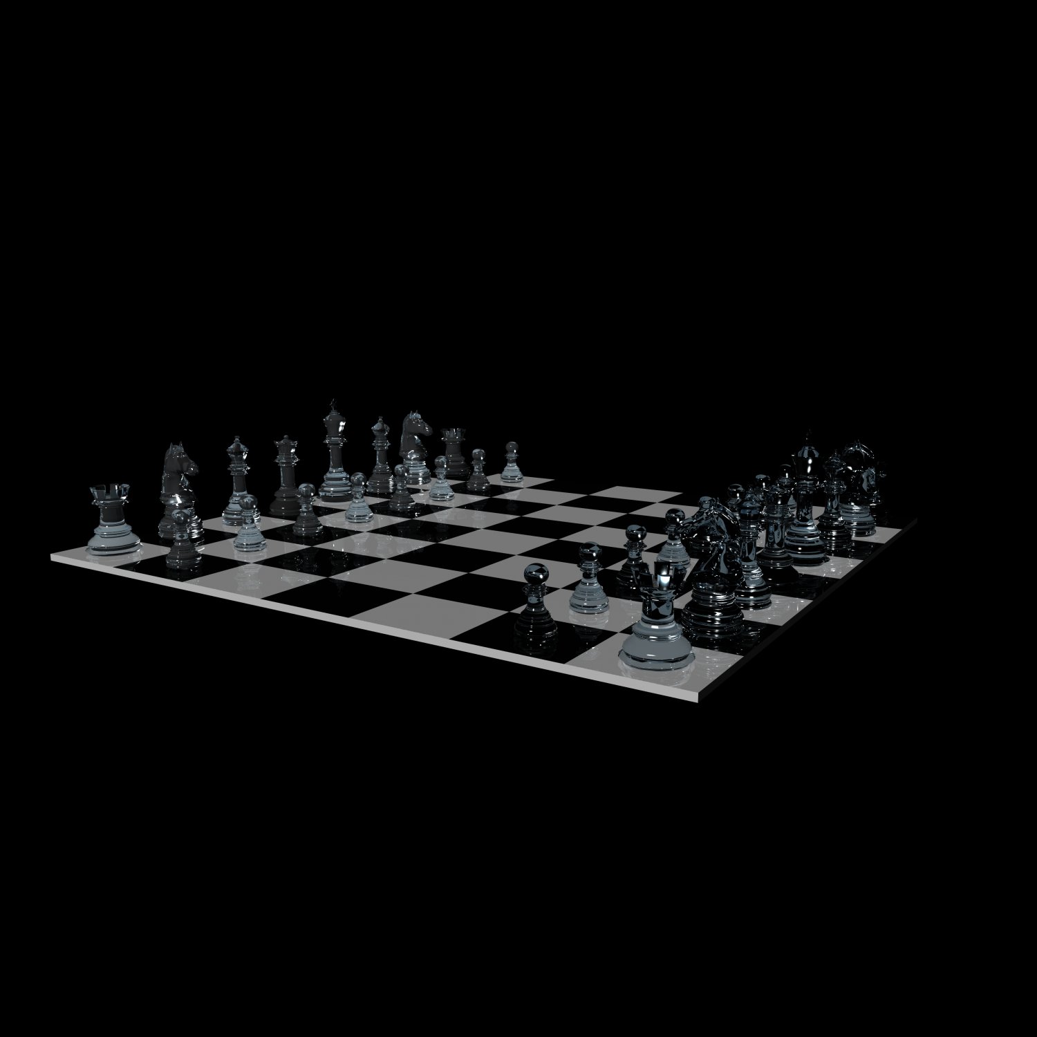 Шахматы 3d модель