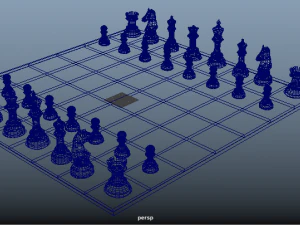 チェス 3Dモデル