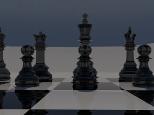 チェス 3Dモデル