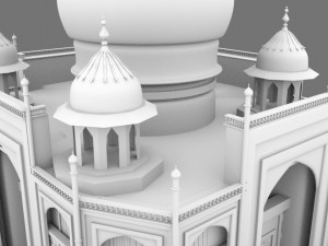 taj mahal 3D 模型