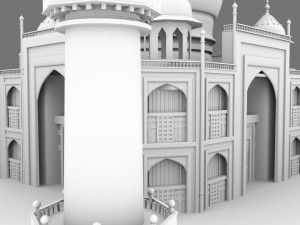 taj mahal 3D 模型