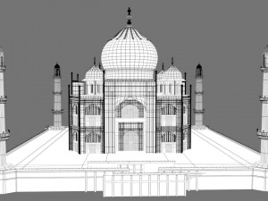 taj mahal 3D 模型