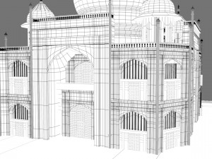 taj mahal 3D 模型