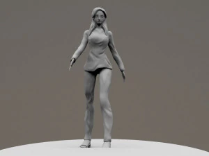 女の子 3Dモデル
