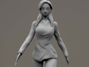 girl Modelo 3D
