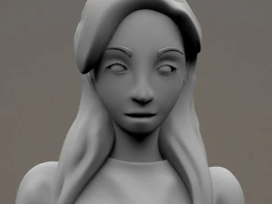 garota Modelo 3D