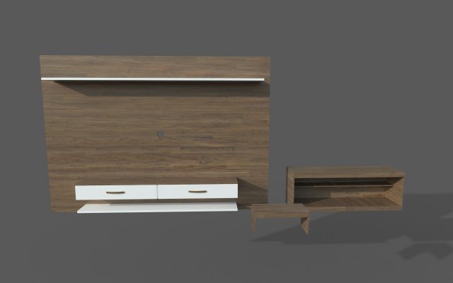 tv stand Modello 3D .c4d .max .obj .3ds .fbx .stl .blend