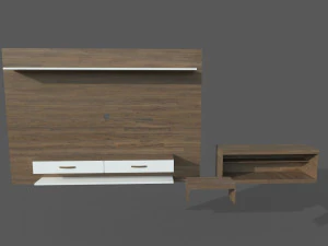 दूरदर्शन तिपाई 3D मॉडल