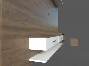 tv stand Modello 3D