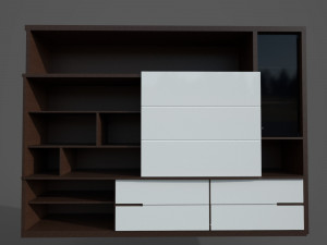 bookcase 3D मॉडल