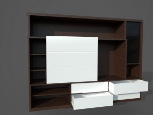 bookcase 3D मॉडल