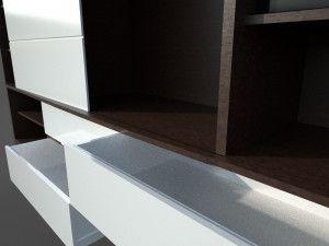 bookcase 3D मॉडल