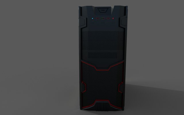 desktop - pc 3D 模型 .c4d .max .obj .3ds .fbx .stl .blend 